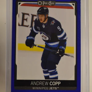 Andrew Copp 2021-22 O-Pee-Chee Hockey Blue Border Parallel #165