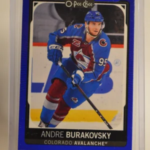 Andre Burakovsky 2021-22 O-Pee-Chee Hockey Blue Border Parallel #218