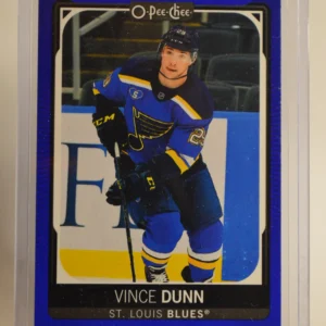 Vince Dunn 2021-22 O-Pee-Chee Hockey Blue Border Parallel #232