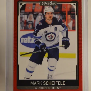 Mark Scheifele 2021-22 O-Pee-Chee Hockey Red Border Parallel #484