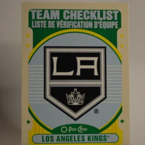 Los Angeles Kings 2021-22 O-Pee-Chee Hockey Retro - Team Checklists #564