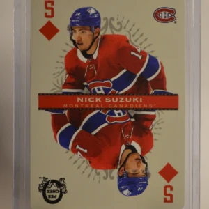 Nick Suzuki 2021-22 O-Pee-Chee Hockey Playing Cards #5-DIAMONDS