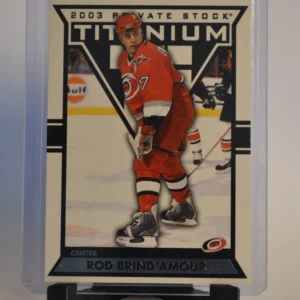 Rod BrindAmour 2002-03 Private Stock Titanium Hockey Base Set Retail Parallel #17