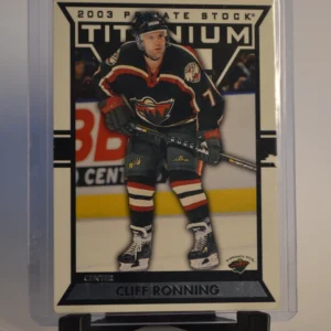 Cliff Ronning 2002-03 Private Stock Titanium Hockey Base Set Retail Parallel #54