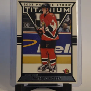 Marian Hossa 2002-03 Private Stock Titanium Hockey Base Set Retail Parallel #72