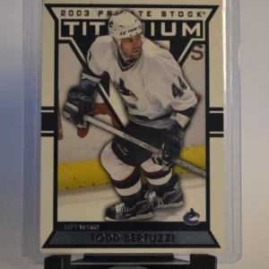 Todd Bertuzzi 2002-03 Private Stock Titanium Hockey Base Set Retail Parallel #95