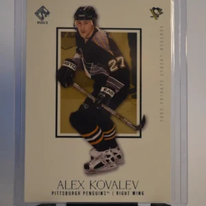 Alexei Kovalev 2002-03 Private Stock Reserve Hockey Base Set Retail Parallel #80