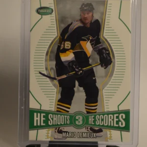 Mario Lemieux 3 pt. 2002-03 Parkhurst Hockey He Shoots, He Scores Points Set #20