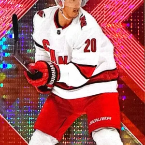 Sebastian Aho 2024-25 Upper Deck Allure Hockey Red Rainbow Parallel #67