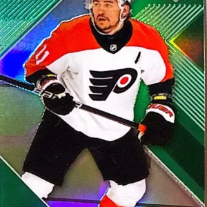 Travis Konecny 2024-25 Upper Deck Allure Hockey Green Rainbow Parallel #18 //99