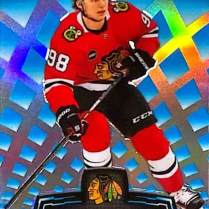 Connor Bedard 2024-25 Upper Deck Allure Hockey Colorful Futures Blue Parallel #CF-10