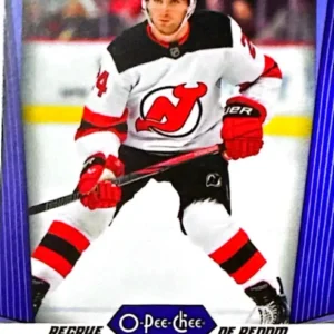 Seamus Casey 2024-25 O-Pee-Chee Hockey Blue Border Parallel - Marquee Rookies #565