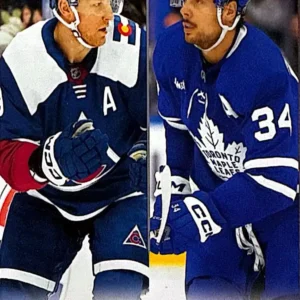 Nathan MacKinnon / Auston Matthews CL 2024-25 Upper Deck Series 2 Hockey Base Set #449