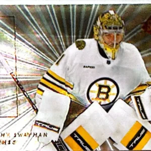 Jeremy Swayman 2024-25 SPx Hockey Silver Parallel #1