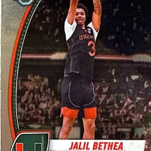 Jalil Bethea 2024-25 Bowman Chrome University Basketball Base #28
