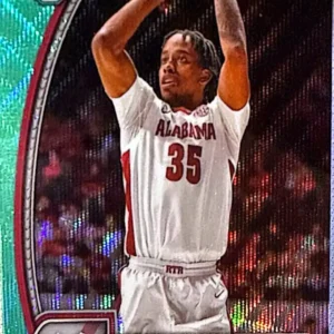 Derrion Reid 2024-25 Bowman Chrome University Basketball Base Aqua Wave Refractors #20 /299