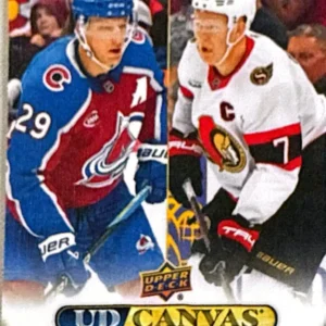 Nathan MacKinnon/Brady Tkachuk CL 2024-25 Upper Deck Extended Series Hockey UD Canvas #C345
