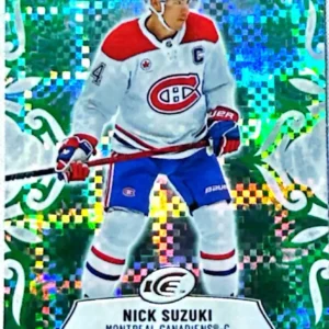 Nick Suzuki 2024-25 Upper Deck ICE Hockey Emerald Green Parallel #26
