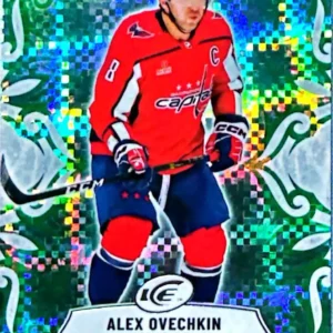 Alex Ovechkin 2024-25 Upper Deck ICE Hockey Emerald Green Parallel #65