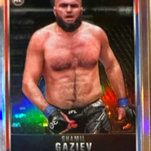 Shamil Gaziev 2025 Topps Chrome UFC Base Refractor #91