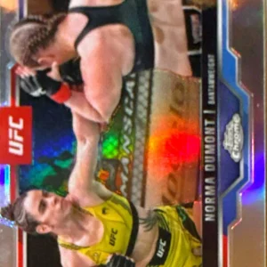 Norma Dumont 2025 Topps Chrome UFC Base Refractor #195
