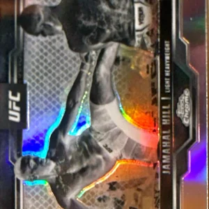 Jamahal Hill 2025 Topps Chrome UFC Base Negative #170