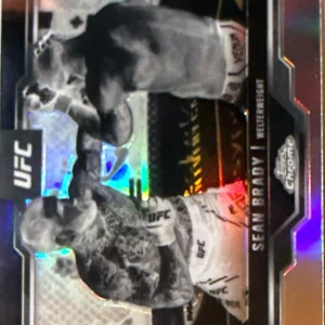 Sean Brady 2025 Topps Chrome UFC Base Negative #173