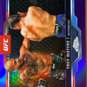 Trey Waters 2025 Topps Chrome UFC Base Purple Refractor #48