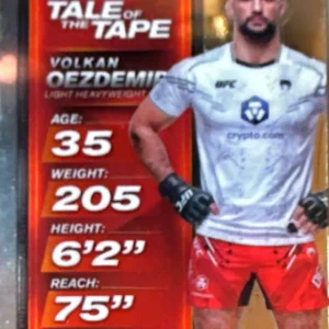 Volkan Oezdemir 2025 Topps Chrome UFC Tale of the Tape #TTT-26