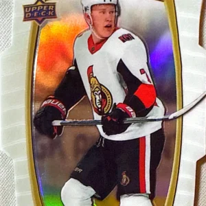 Brady Tkachuk 2019-20 Upper Deck Allure Hockey White Rainbow Parallel #12