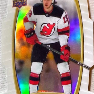 Nico Hischier 2019-20 Upper Deck Allure Hockey White Rainbow Parallel #24