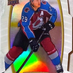 Nathan MacKinnon 2019-20 Upper Deck Allure Hockey White Rainbow Parallel #42
