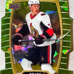 Brady Tkachuk 2019-20 Upper Deck Allure Hockey Green Quartz Parallel #12 /99