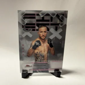 Justin Gaethje 2025 Topps Finest UFC Common Base #39