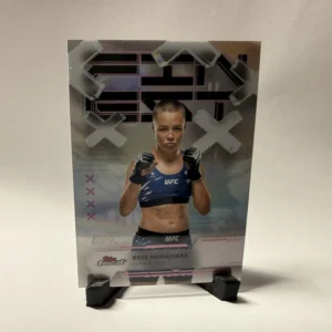 Rose Namajunas 2025 Topps Finest UFC Common Base Refractors #83
