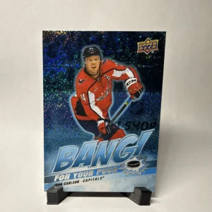 John Carlson 2024-25 Upper Deck Series 2 Hockey Bang For Your Puck Speckle Parallel #BP-16