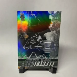 Anze Kopitar 2024-25 Upper Deck Series 2 Hockey ElectriCITY Black Parallel #EC-9