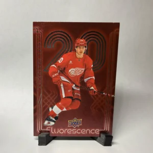 Albert Johansson 2024-25 Upper Deck Series 2 Hockey Flurorescence Red #F-6