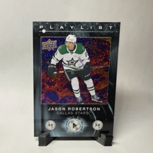 Jason Robertson 2024-25 Upper Deck Series 2 Hockey Playlist Speckle Parallel #PL-2